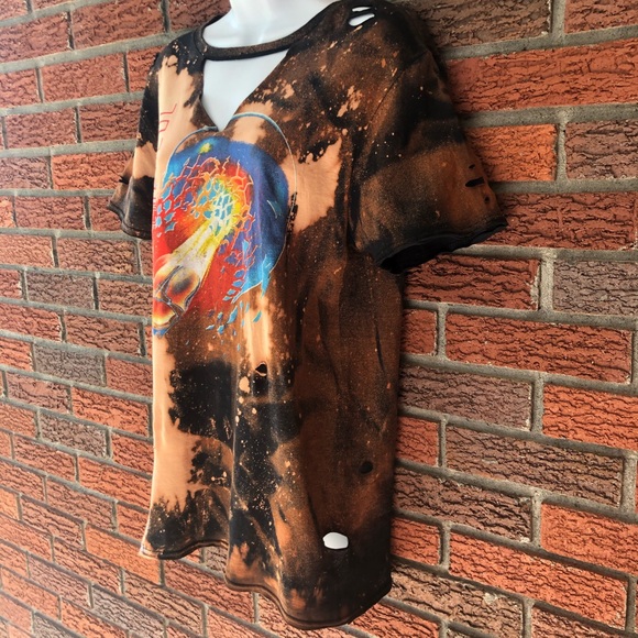 Journey Tee! Acid washed & distressed by hand! - Picture 5 of 5